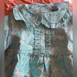 Baby doll light blue dress